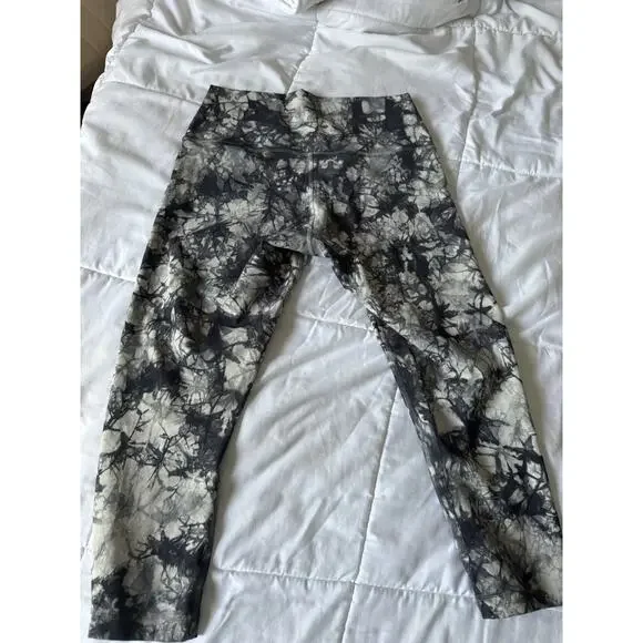 Lululemon Wunder Under Crop Hi-Rise Luxtreme Dual Shibori Pattern 21" 10 W6AQES - Picture 7 of 8